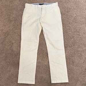 Tommy Hilfiger Men's Light Cream Chinos